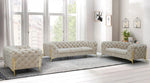 Maderno Velvet Sofa Set