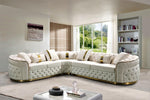 Maxwell Beige Sectional Sofa - GL 6035