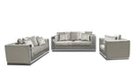 Eros Gray Luxury Sofa Set