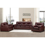 Canadian Made Sofa Set in Genuine Leather - 4060