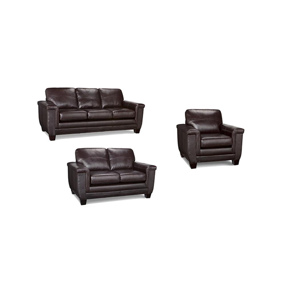 3PC Leather Sofa Set - 4395
