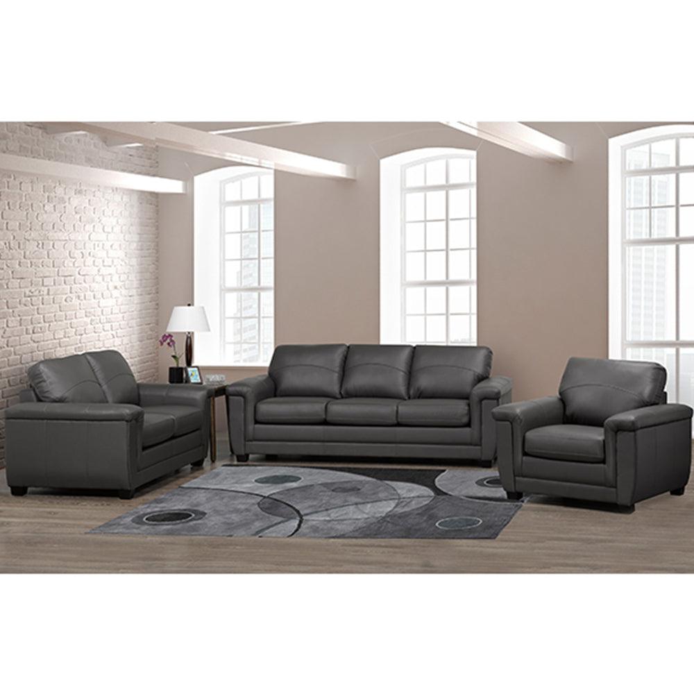 3PC Leather Sofa Set - 4395