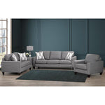 Durant Grey - 3-Piece Fabric Sofa Set - 4414