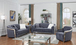 Franco Velvet Tufted Sofa Set - GL 6317