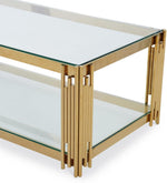 Ethan - Clear Glass Coffee Table