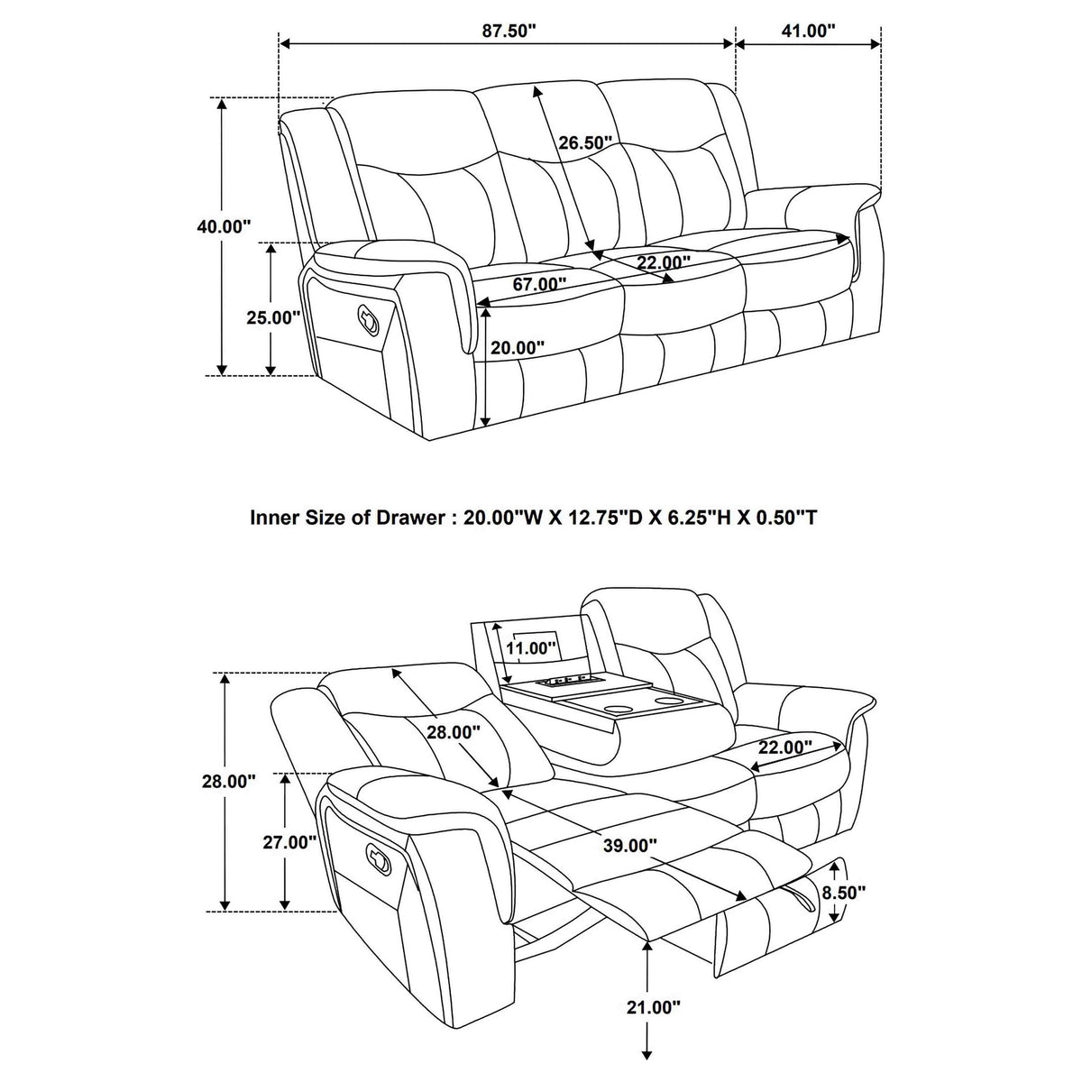 Motion Recliner Sofa Collection
