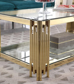 Ethan - Clear Glass Coffee Table