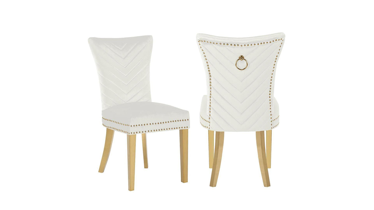 Eva - Gold Dining Chairs