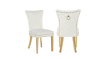Eva - Gold Dining Chairs