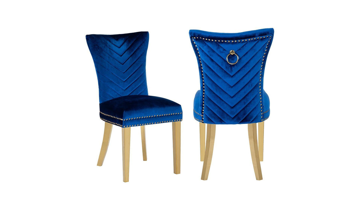 Eva - Gold Dining Chairs