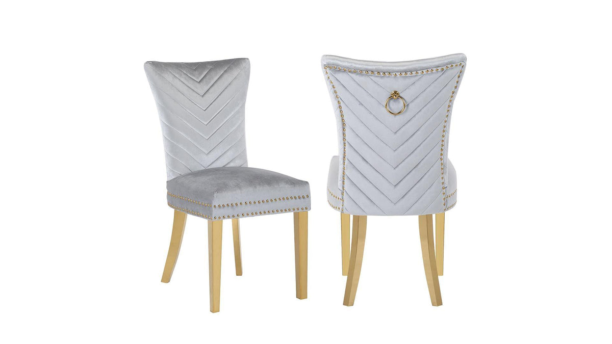 Eva - Gold Dining Chairs