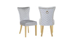 Eva - Gold Dining Chairs