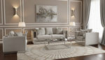 Eros Gray Luxury Sofa Set