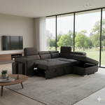 Positano Microfiber Sectional Sofa