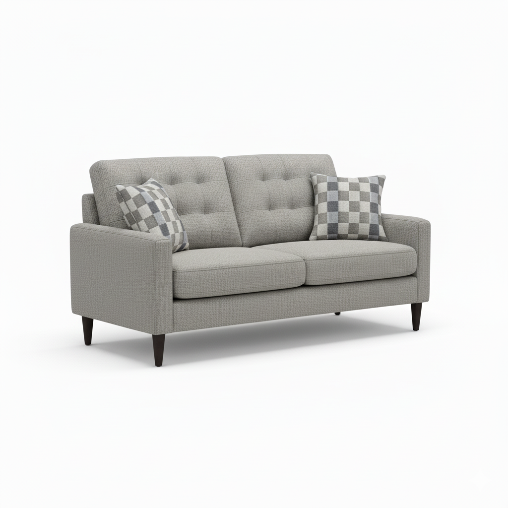 Rebel Gravel Custom Sofa Set - 4326