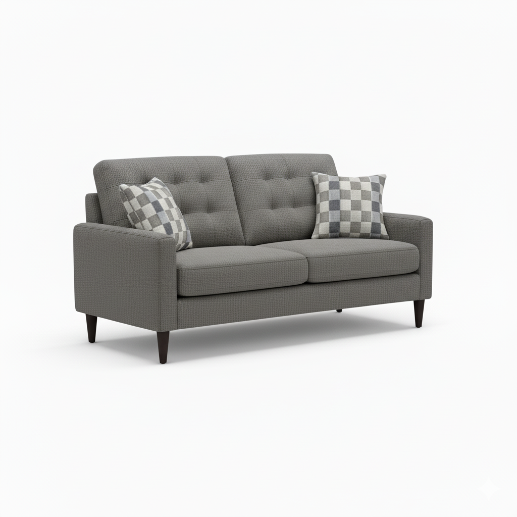 Rebel Gravel Custom Sofa Set - 4326