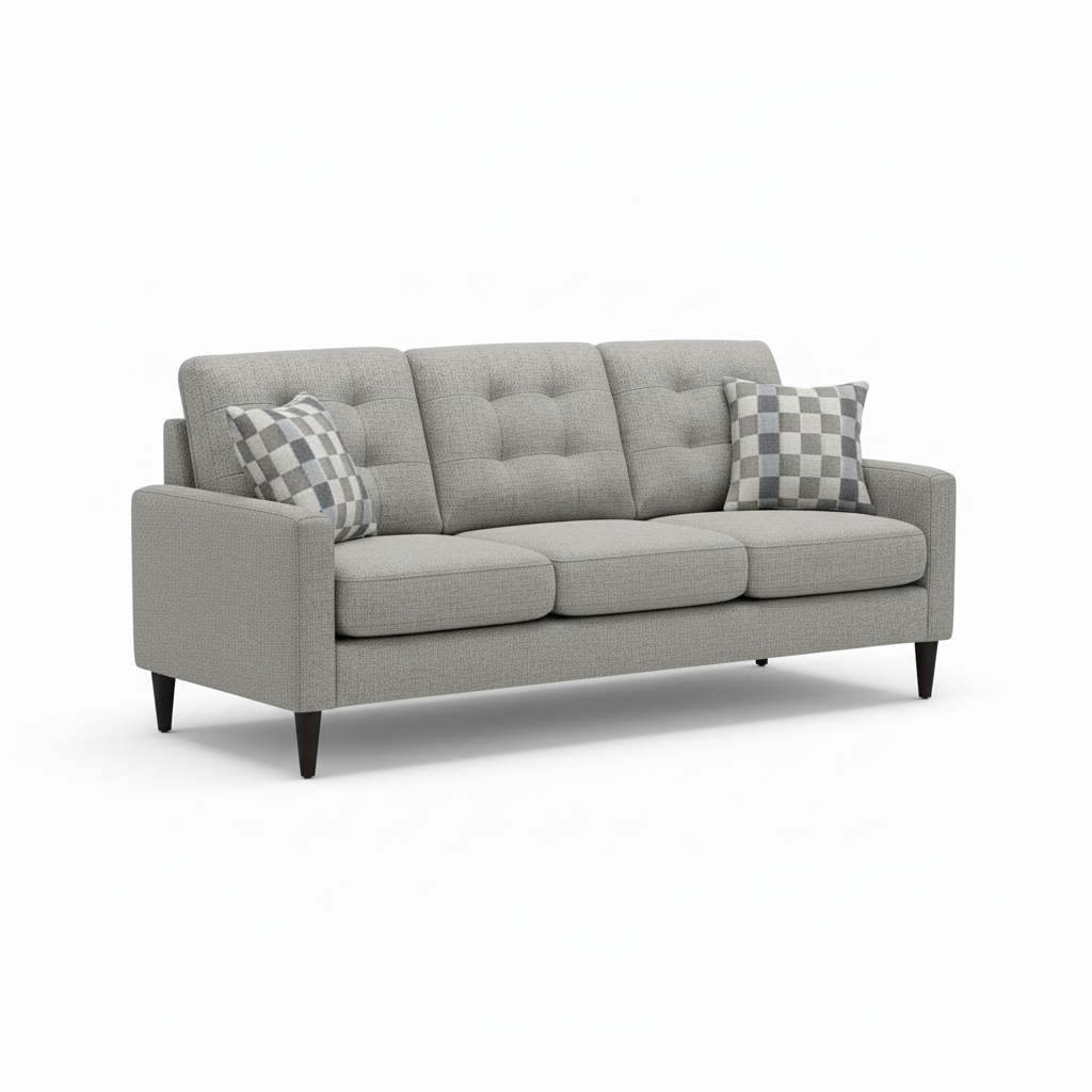 Rebel Gravel Custom Sofa Set - 4326