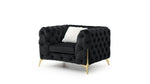 Maderno Velvet Sofa Set