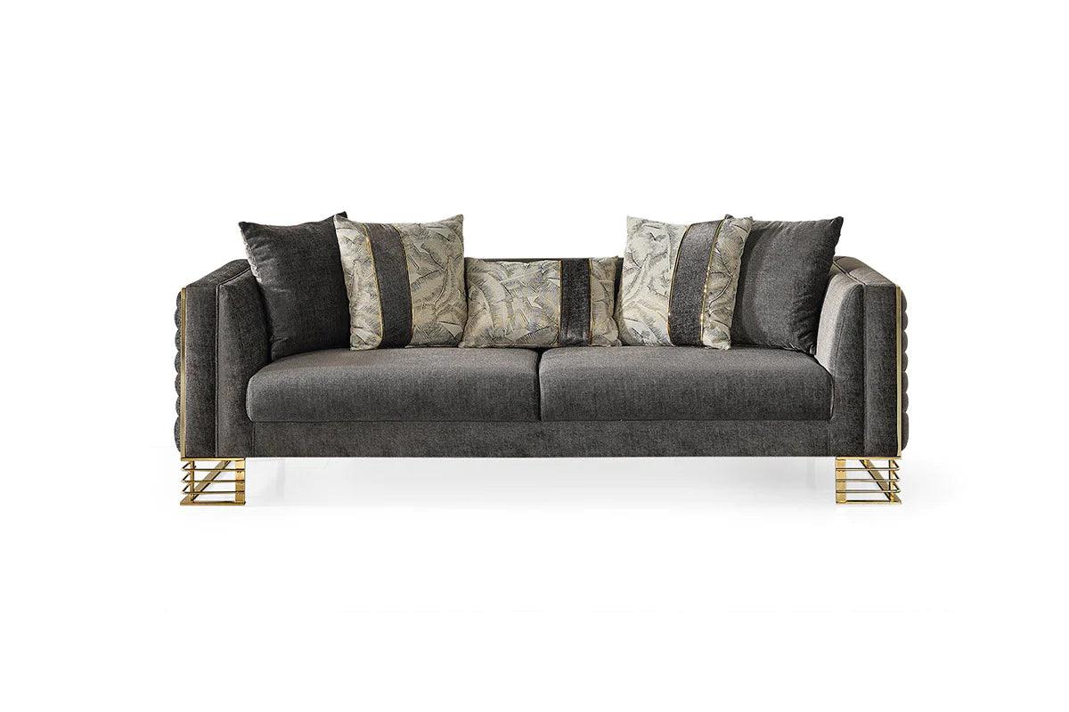 Medusa Velvet Luxury Sofa Set