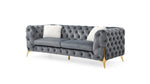 Maderno Velvet Sofa Set