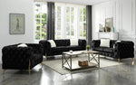 Maderno Velvet Sofa Set