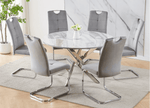 Granite Round Dining Table Set