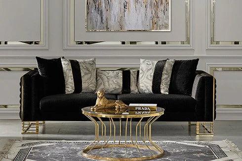 Medusa Velvet Luxury Sofa Set