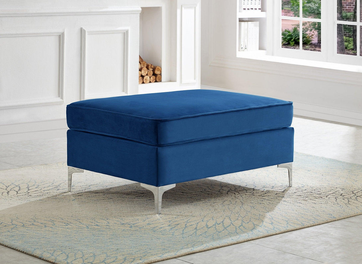 Elegant Velvet Ottoman - IF-9285