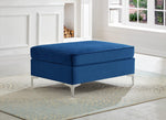 Elegant Velvet Ottoman - IF-9285