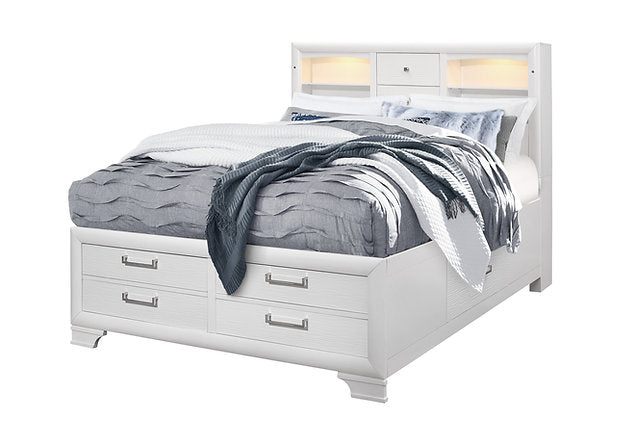 Jordyn (White) Bed