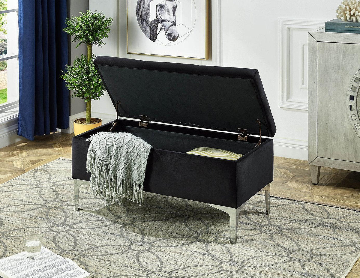 Stylish Velvet Storage Bench - IF-6255-6256-6257