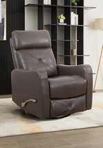 Recliner Chair Charcoal Leather - IF 6330