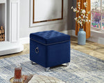 Stylish Velvet Storage Ottoman - IF-6295-6296-6297