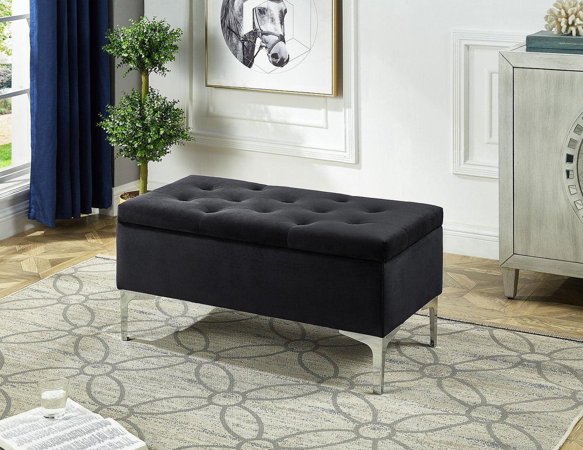 Stylish Velvet Storage Bench - IF-6255-6256-6257