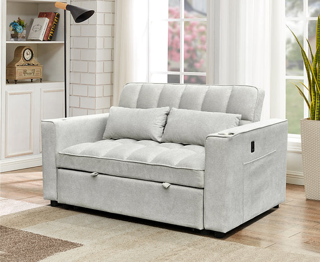 Sofabed Grey Fabric - IF 9028