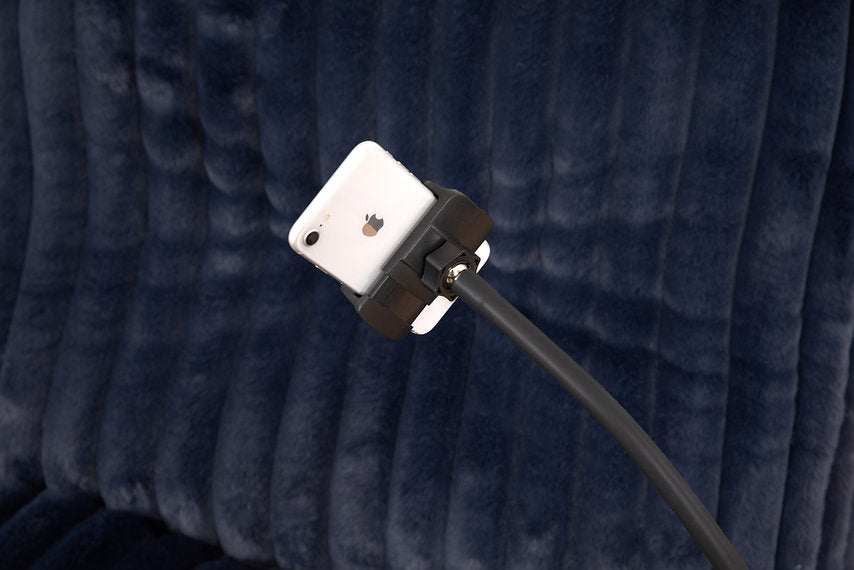 Recliner Chair with Cell Phone Holder - Blue IF 6306