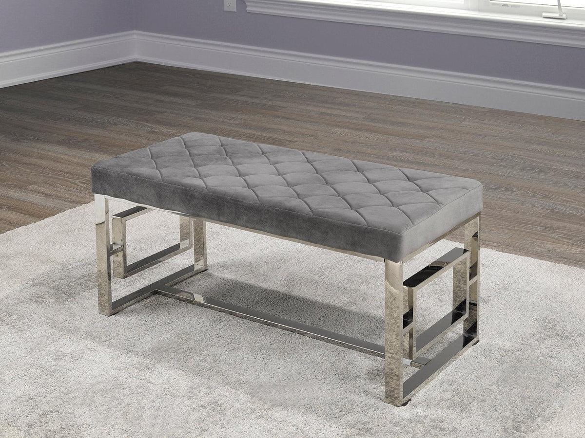 Chic Chrome Bench - IF-6610-6611