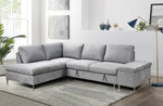 LHF Sofabed Sectional Grey Fabric - IF 9022