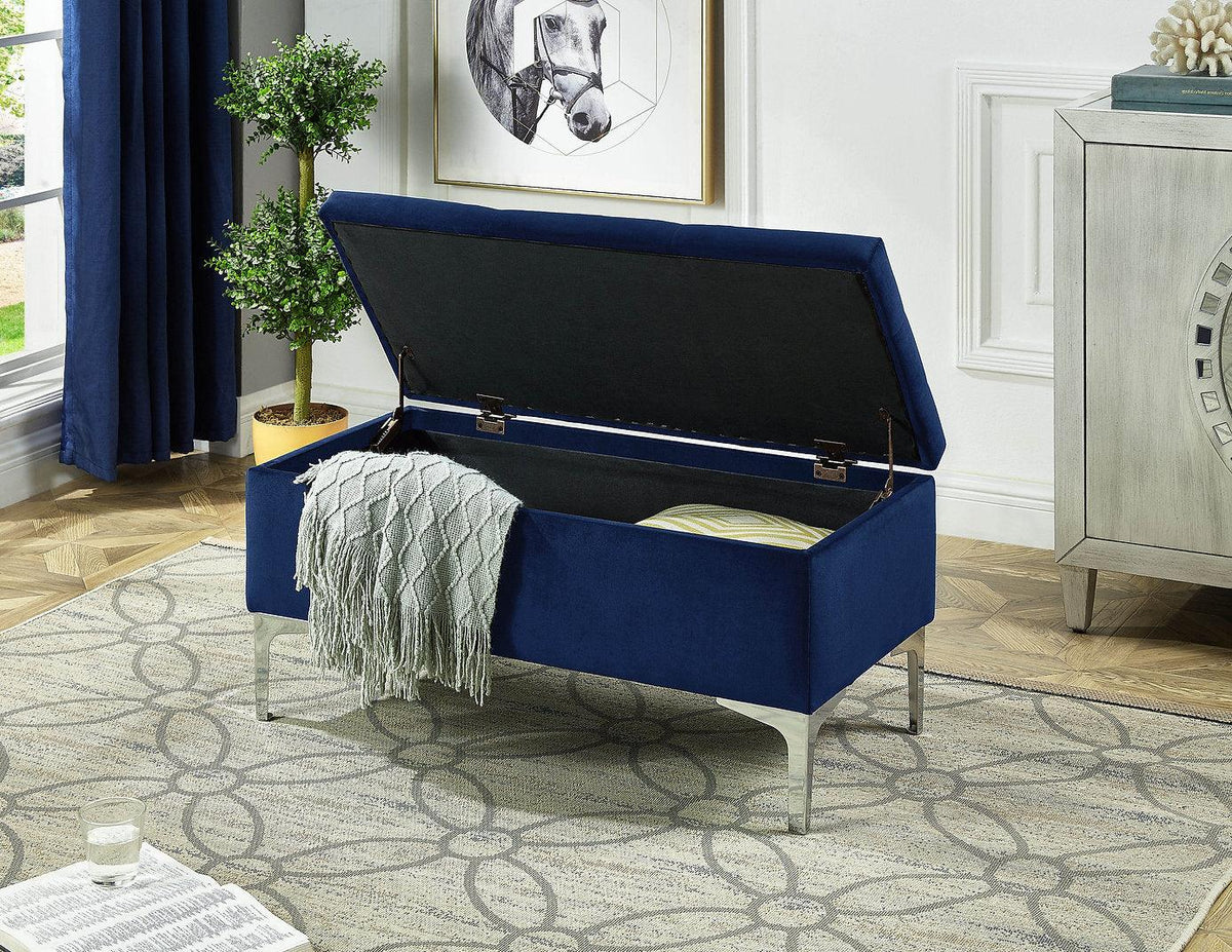 Stylish Velvet Storage Bench - IF-6255-6256-6257