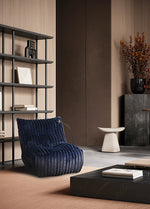 Recliner Chair with Cell Phone Holder - Blue IF 6306