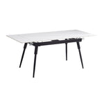 Extension Table - White Sintered Stone Marble T 1818