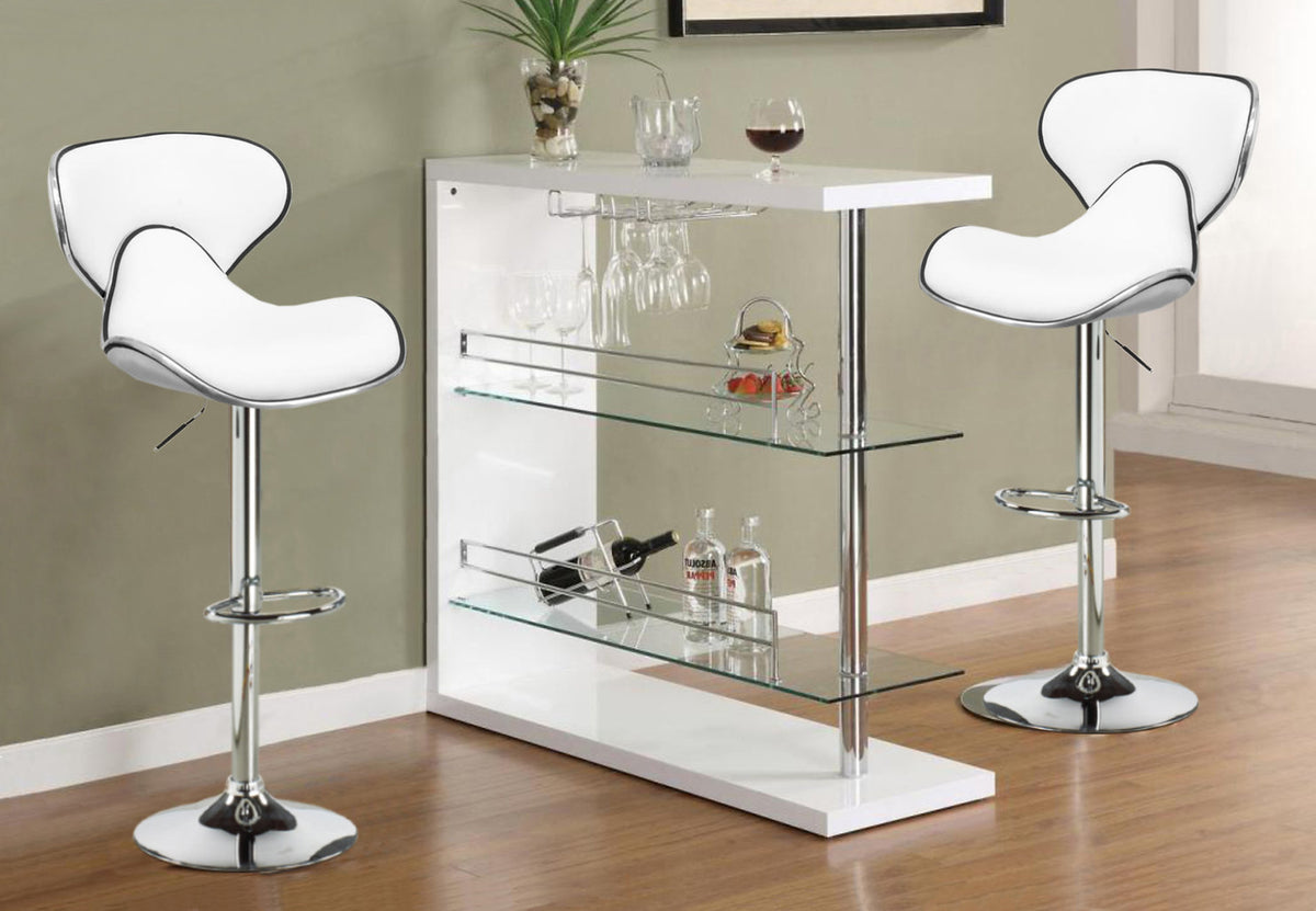 Bar Stool WhitePU - ST 7703