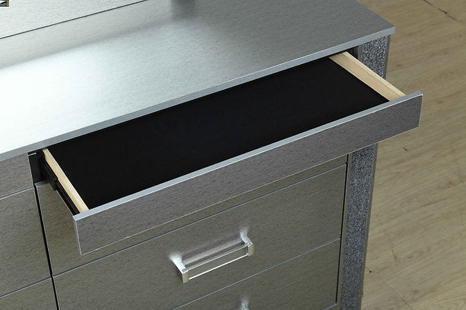 Logan-Silver Night Stand
