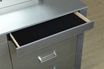 Logan-Silver Night Stand