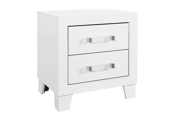 Lucia-White Night Stand