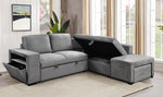 RHF Sofabed Sectional Grey Fabric - IF 9035