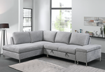LHF Sofabed Sectional Grey Fabric - IF 9022