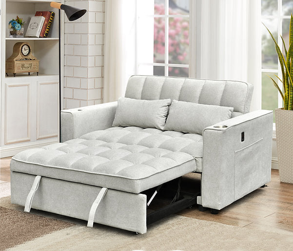 Sofabed Grey Fabric - IF 9028