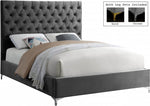 Bed Grey-IF 5640 Chrome or Gold Legs