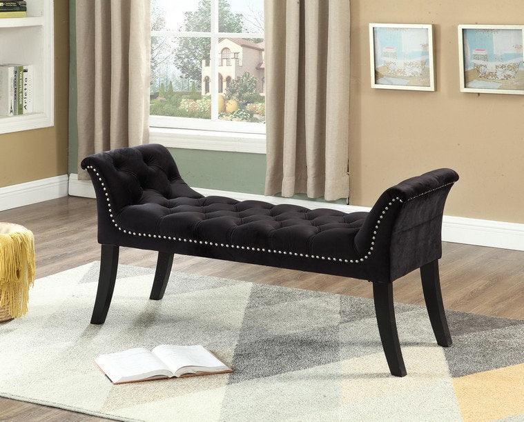 Elegant Velvet Bench - IF-6230-6231-6232-6233